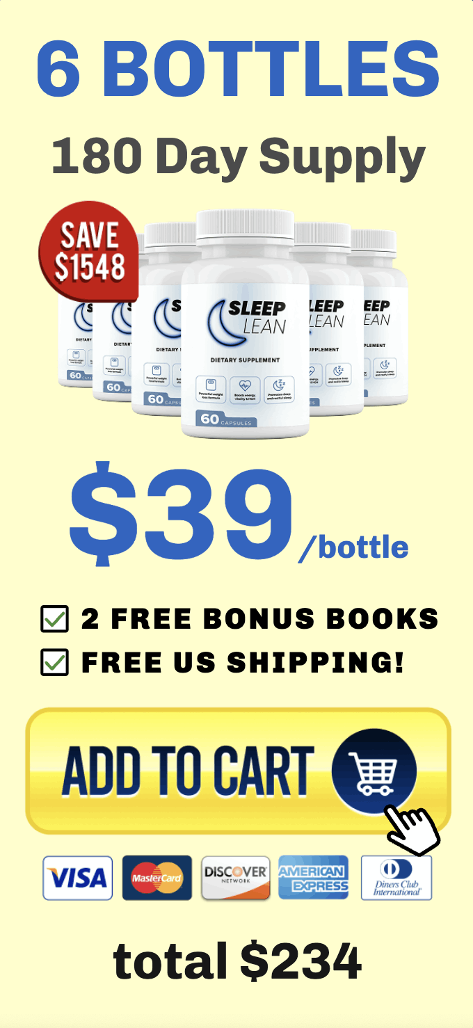 Sleep Lean 6 bottles deal