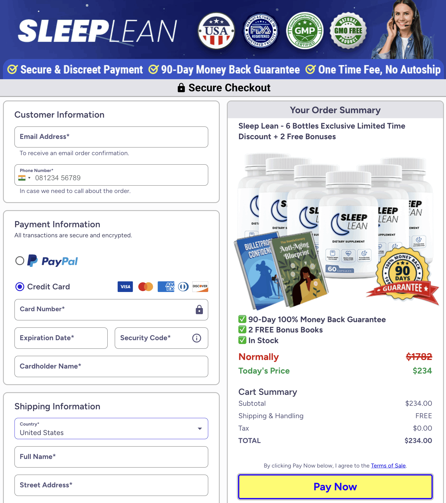 Sleep Lean-Secure-Checkout